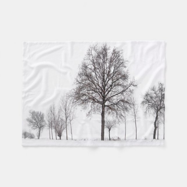 Fields Around Scalenghe | Piedmont, Italy Fleece Blanket (Front (Horizontal))