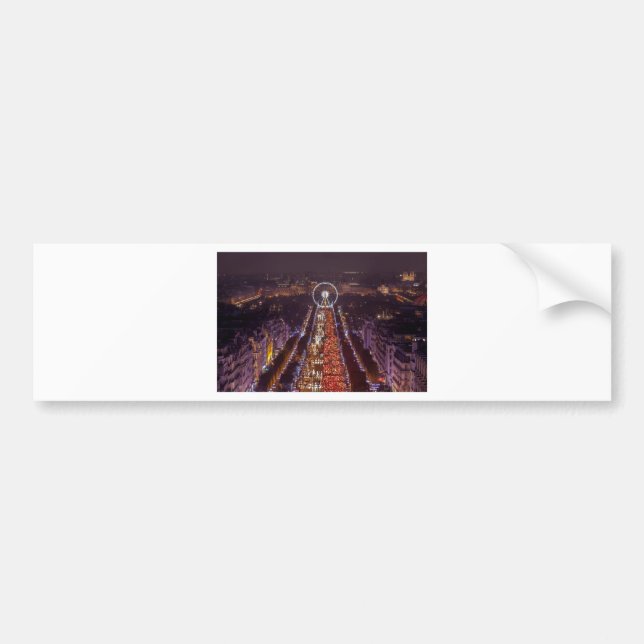 Fields-Elysées, France Bumper Sticker (Front)