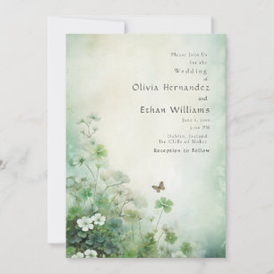 Fields of Clover Wedding Invitation