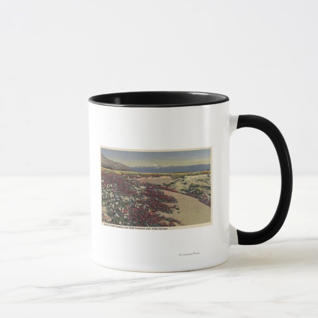 Fields of Desert Sunshine & Wild Verbenas Mug (Right)