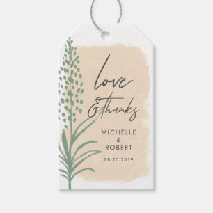 Fields of Dreams Creme Wedding Favour Gift Tag