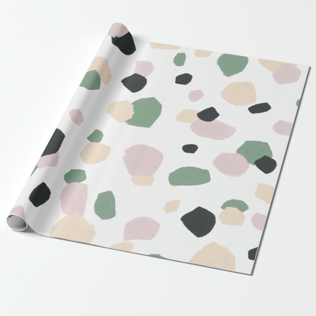 Fields of Dreams Seamless Pattern Wrapping Paper (Unrolled)