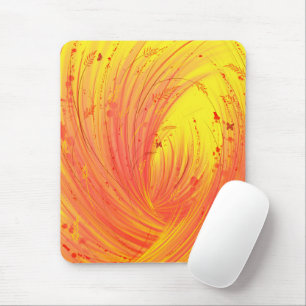 Fields of Golden Fire Mouse Pad