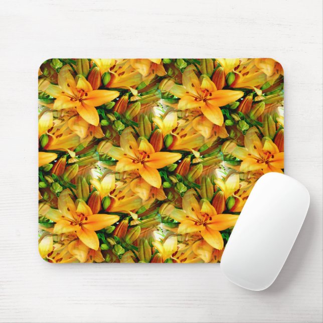 Fields of Lilies...... Mouse Pad (With Mouse)