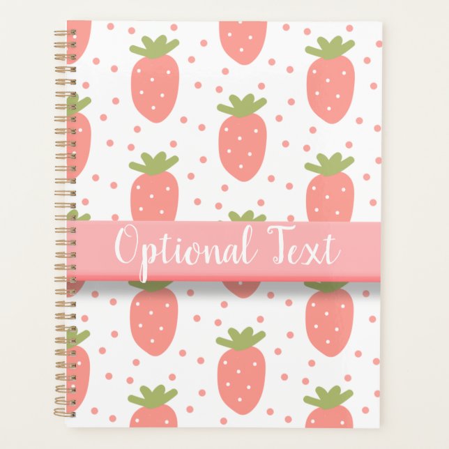 Fields of Strawberries Planner (Front)