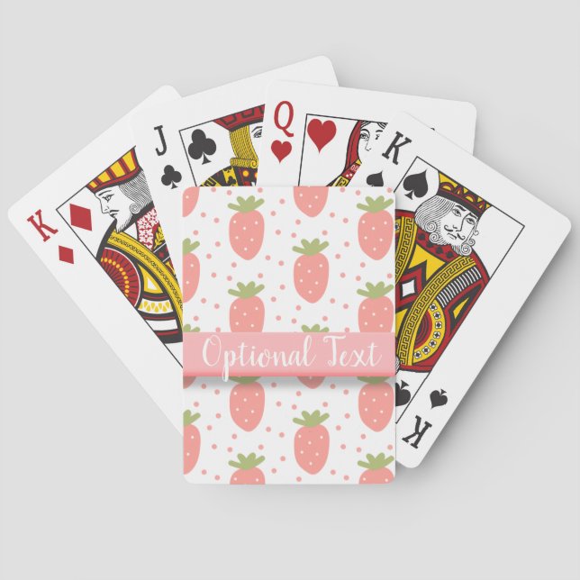 Fields of Strawberries Playing Cards (Back)