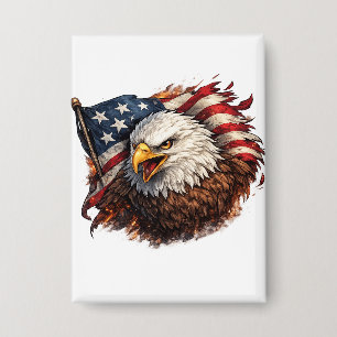 Fierce American Eagle – Patriotic Power Design