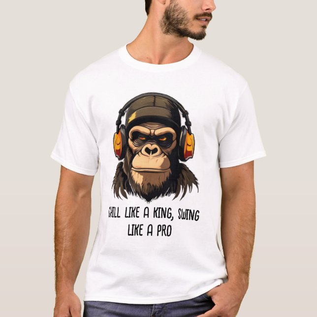 Fierce and Funky Ape Designs – Art with Attitude T-Shirt (Front)