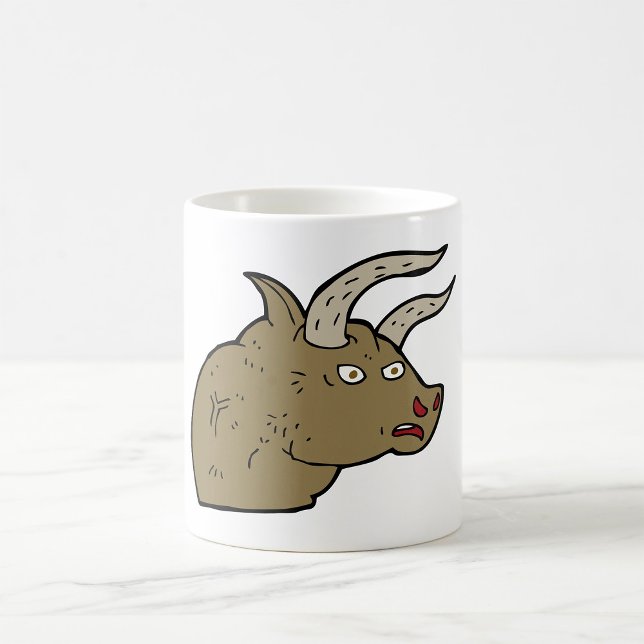 Fierce Angry Bull Head Rustic Wild Animal  Coffee Mug (Creator Uploaded)