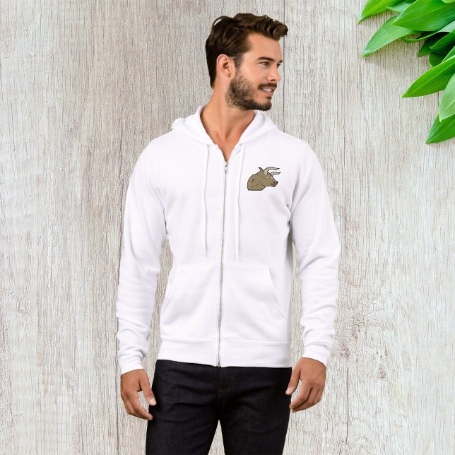 Fierce Angry Bull Head Rustic Wild Animal  Hoodie (Creator Uploaded)