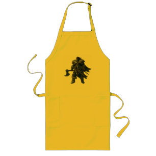 Fierce Barbarian Warrior with Ancient Axe  Long Apron