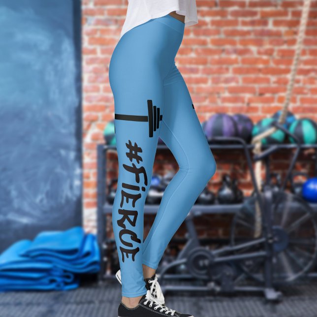 #Fierce Barbell Leggings (Creator Uploaded)