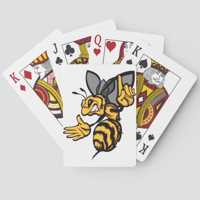 Fierce Bee Playing Cards (Back)