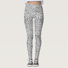 Fierce Black Grey Leopard Spots Urban Style
