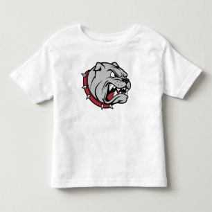 Fierce Bulldog Mascot Cool Sports Baby Design Toddler T-Shirt