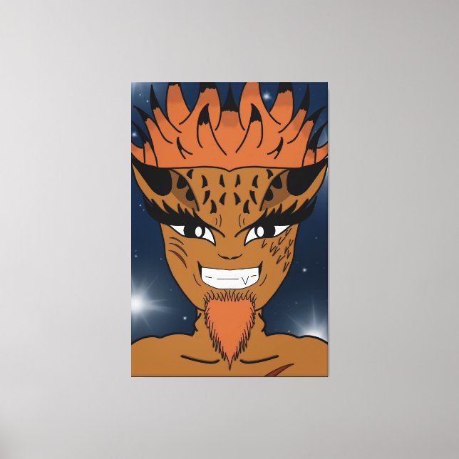 Fierce Canvas Print (Front)
