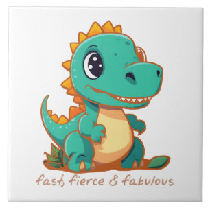Fierce Dinosaurs Tile