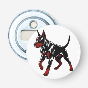 Fierce Doberman Guard Dog Bottle Opener