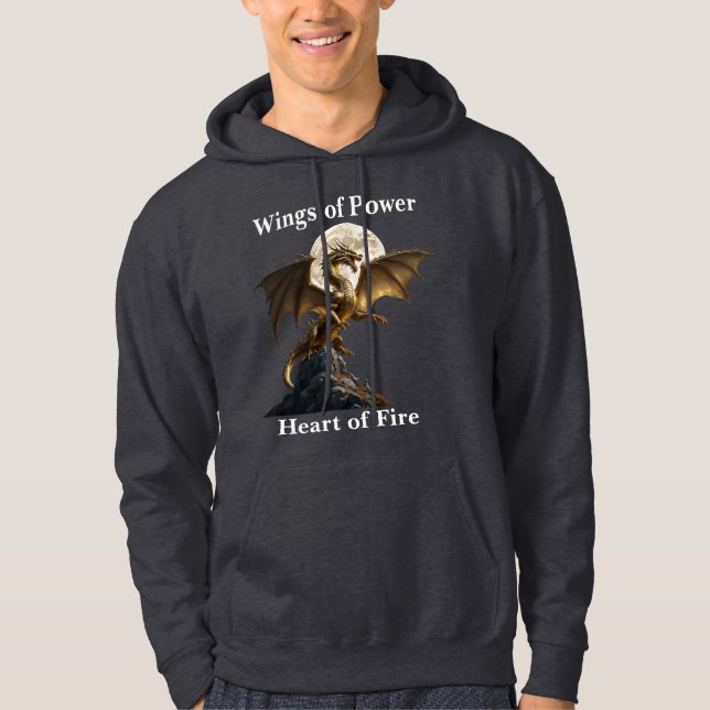 Fierce Dragon Rearing Hoodie (Front)