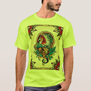 Fierce Dragon Tattoo Design – Symbol of Strength,  T-Shirt