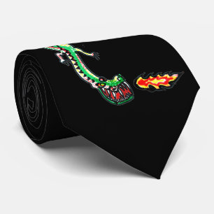 Fierce Dragon Tie (Custom Colours)