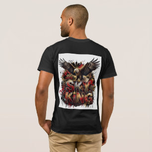 Fierce Eagle Graphic T Shirt Dark Fantasy Bird A