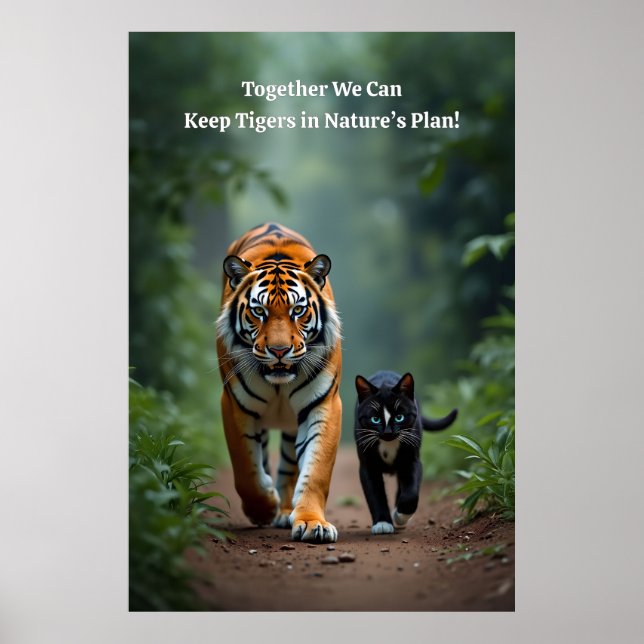 Fierce Feline Friends on the Prowl Poster (Front)