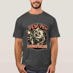 Fierce Feline Warrior Tee - Unleash Your Inner Cat
