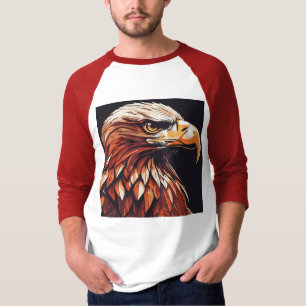 Fierce & Feminine Eagle: Bold Harley-Inspired T-Shirt