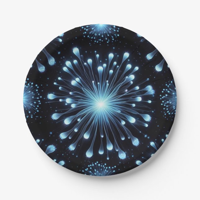 Fierce Fireworks  Paper Plate (Front)
