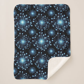 Fierce Fireworks  Sherpa Blanket