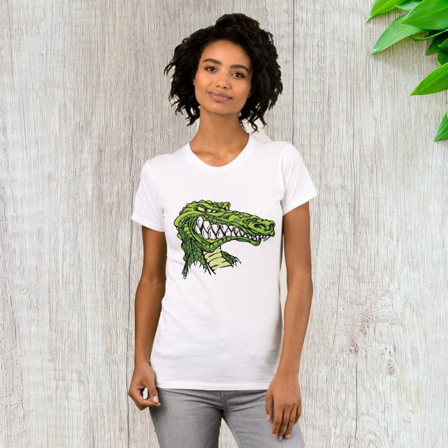Fierce Gator Womens T-Shirt (Creator Uploaded)