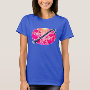 Fierce Heartbreaker Anime Hearts Crowbar Design T-Shirt