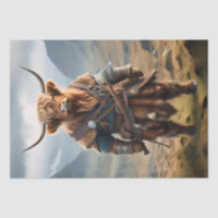 Fierce Highland Warrior: The Courageous Cow Viking
