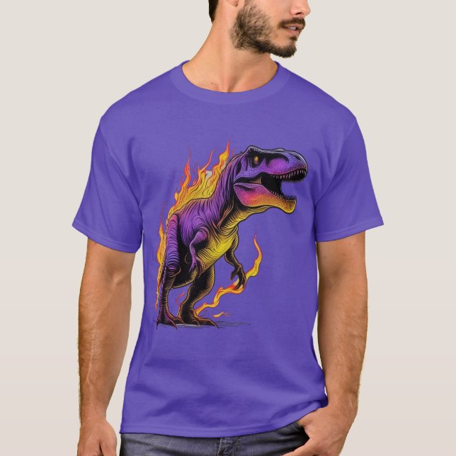 Fierce Inferno T-Rex T-Shirt (Front)