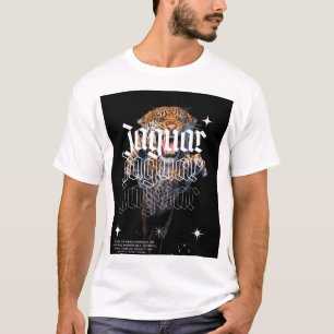 Fierce Jaguar Graphic T-Shirt   Wild and Bold Styl