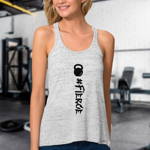 #Fierce Kettlebell Tank Top