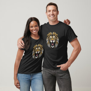 Fierce Lion Head – Symbol of Strength and Courage T-Shirt