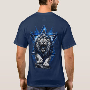Fierce Lion of Judah with Star of David  T-Shirt