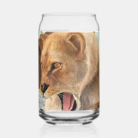 Fierce Lioness Jungle Adventure Art