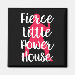 Fierce Little Power House Karate Taekwondo Jiu Jit Magnet