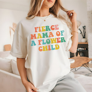 Fierce Mama Retro Shirt, Birthday Gift for Mum T-Shirt