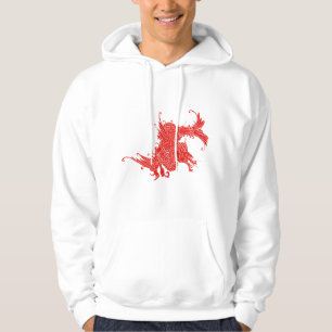 Fierce Oriental Dragon  Hoodie