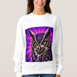 Fierce Owl Vintage Wildlife Sweatshirt