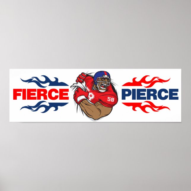 Fierce Pierce Poster (Front)