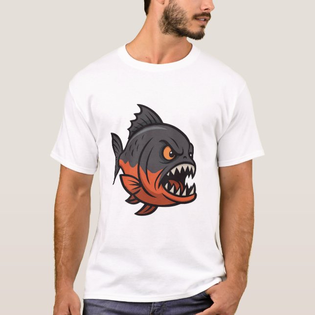 Fierce Piranha T-Shirt (Front)