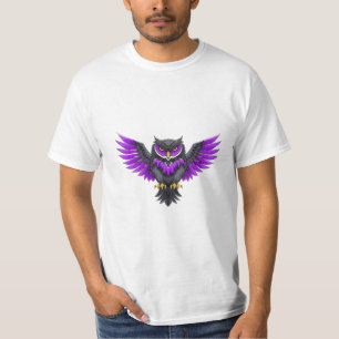 Fierce Purple Owl T-shirt 