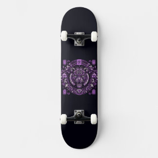 Fierce Purple Tiger Skateboard
