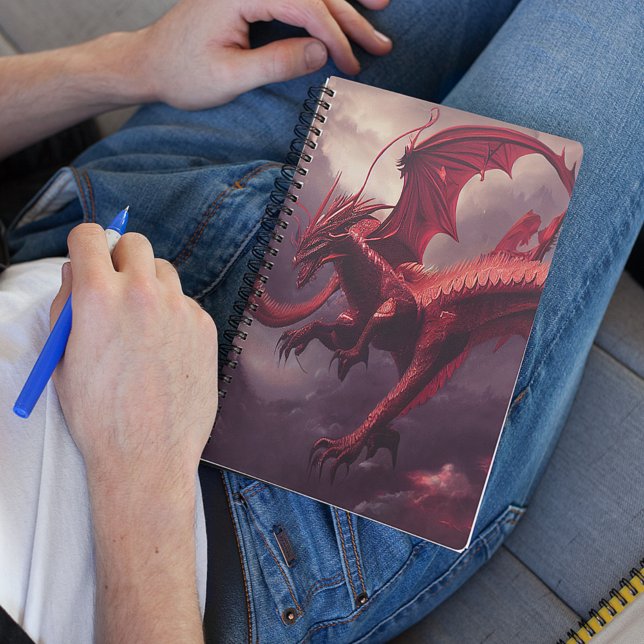 Fierce Red Dragon  Notebook (Creator Uploaded)