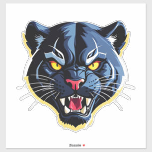 Fierce Roaring Panther Mascot